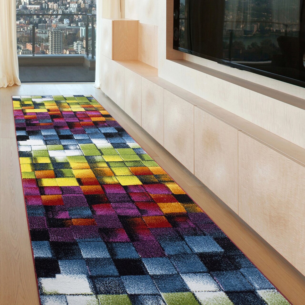 Covor, FB14 , 100x400 cm, Polipropilena, Multicolor