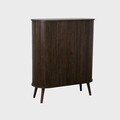 Dulap Cores, Homla, 100x40x118 cm, MDF, gri