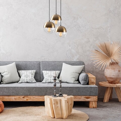 Lustra, bastos - 6156, tatum, 44 x 44 x 111 cm, 3 x e27, 40w, aramiu antic
