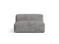 Modul pentru canapea, 1 loc, Martina-212, Micadoni Home, 132x106x75 cm, velur, gri deschis