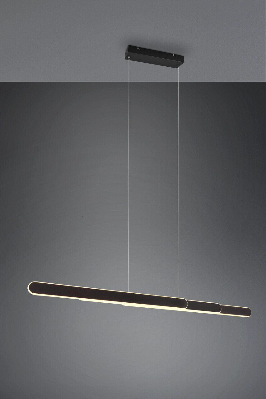 Lustra Helios, TRIO, 130x150 cm, 48W, 1x SMD, metal, negru mat - view 6