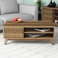 Masuta de cafea İnci Walnut, Hommy Craft, 105x60x38,2 cm, aluna<br />aluna