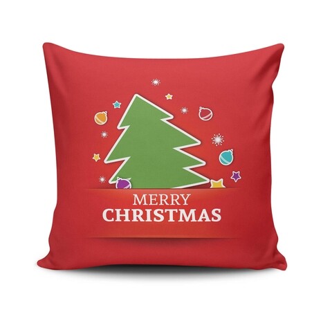 Perna decorativa, Christmas NOELKRLNT-27, 43×43 cm, policoton, multicolor Christmas