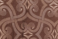 Lenjerie de pat pentru o persoana (FR), Pandora - Brown, Victoria, Bumbac Satinat