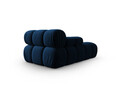 Sezlong living stanga 1 loc, Bellis-51, Micadoni Home, 155x94x70 cm, catifea, albastru regal
