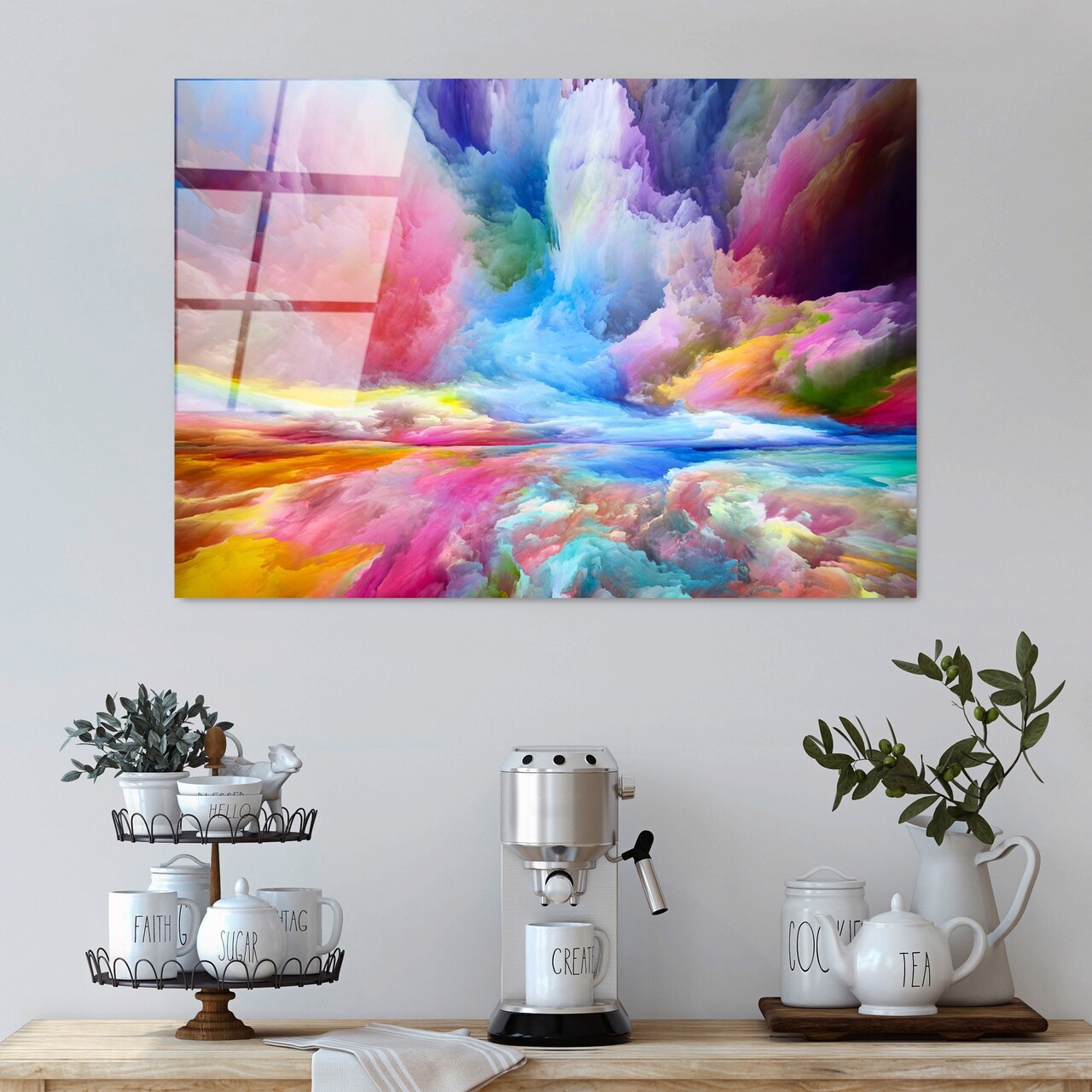 Tablou decorativ UV-223 70 x 100 70 x 100 cm Multicolor