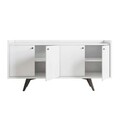 Consola, Mod Design, Bergen, 150x75x40 cm, Alb