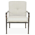 Set 2 fotolii exterior Sorrento, 70x84x95 cm, aluminiu, bronz/gri