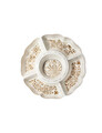 Platou servire aperitiv, Excalibur Starter, Brandani, D27 cm, portelan