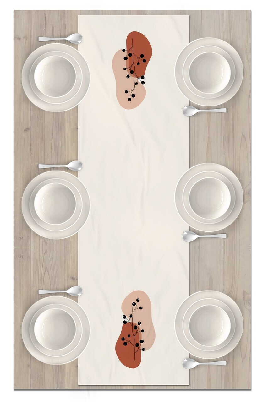 Traversa de masa, Artrunmin-06, 40x135 cm, Poliester, Multicolor — imaginea 2
