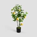 Planta artificiala cu lamai Citrus, Homla, 11x75 cm, plastic, multicolor