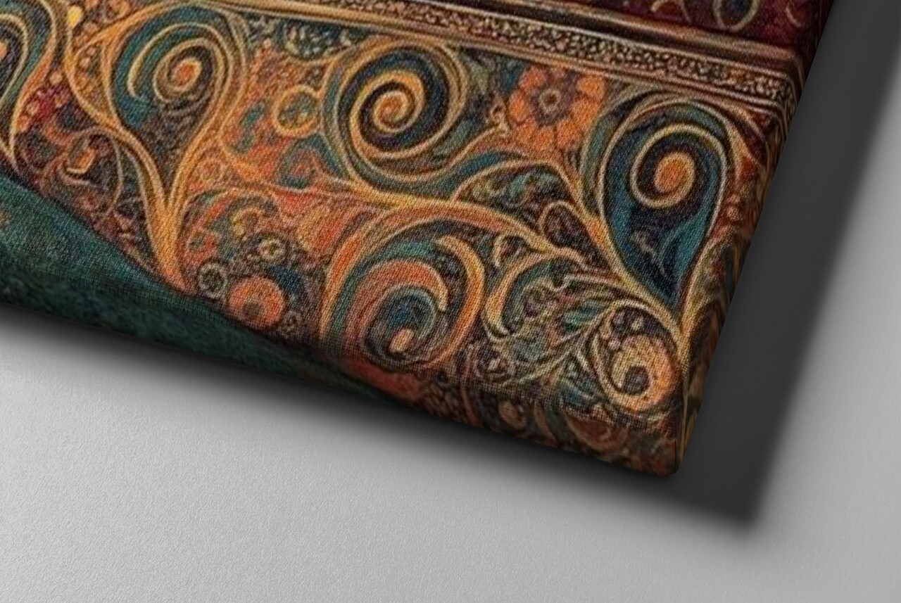 Tablou decorativ, ASR_CNV25-19, Cadru: 100% lemn (Grosime: 2 x 3 cm), Multicolor - view 4