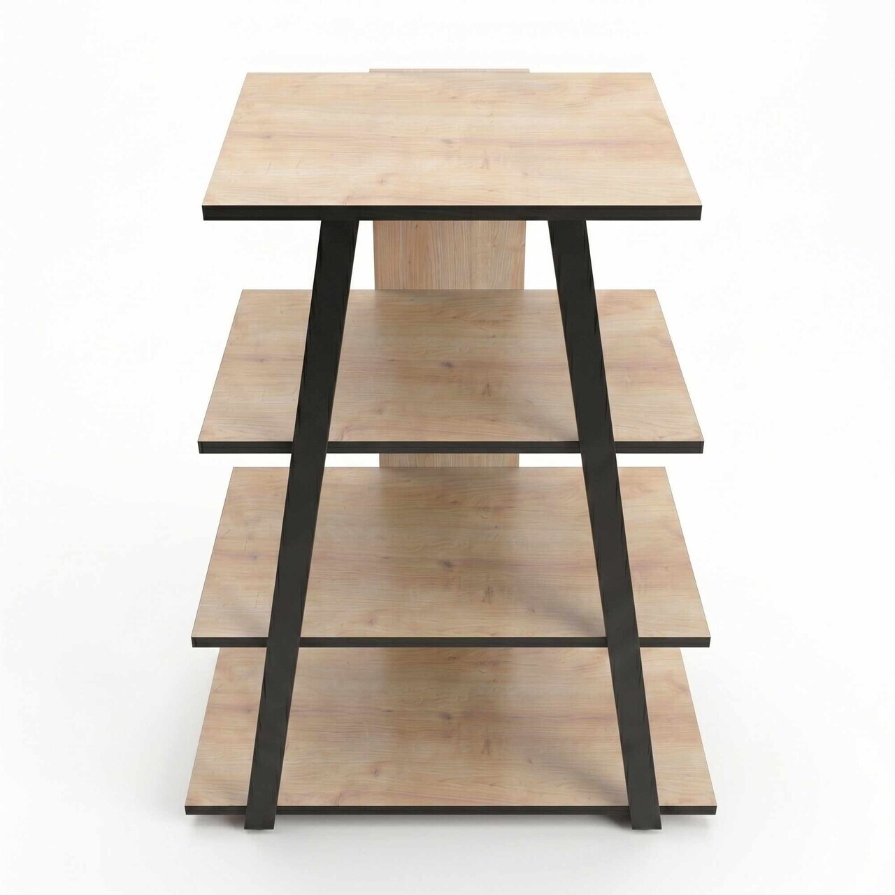 Comoda TV, Hanah Home, Lyno, 70.4x80x40.6 cm, Stejar safir / negru — imaginea 6