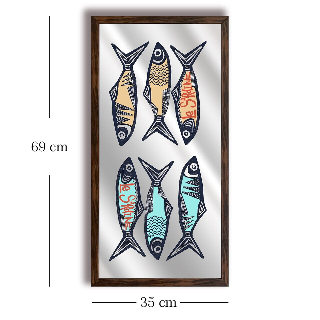 Tablou decorativ, Ahsalct-022, Cadru: 100% PVC (Grosime: 2 cm), Multicolor — imaginea 4