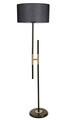 Lampadar, Luin, 534LUN4331, Metal, Negru