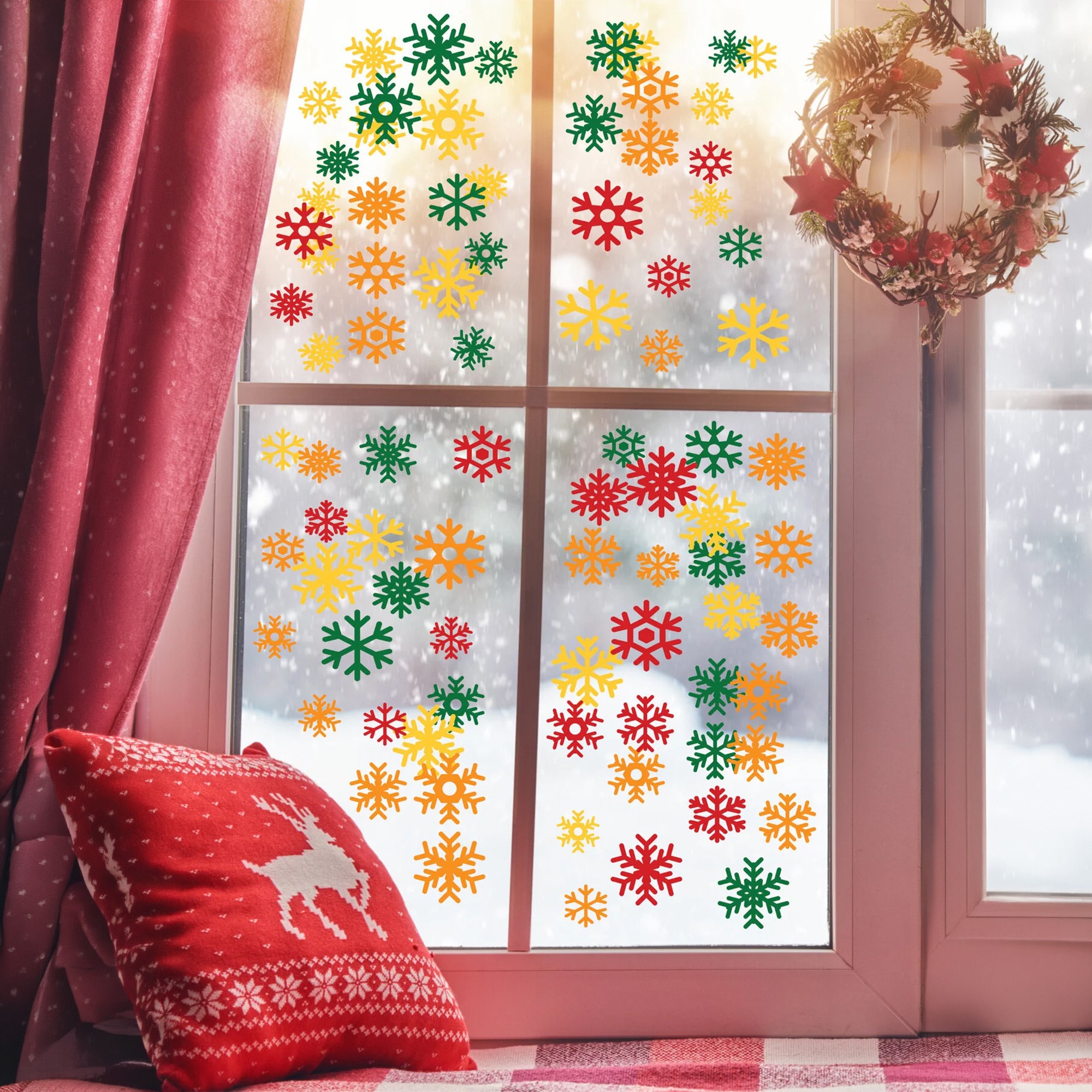 Sticker decorativ, 309038, 30 x 50 cm, Multicolor