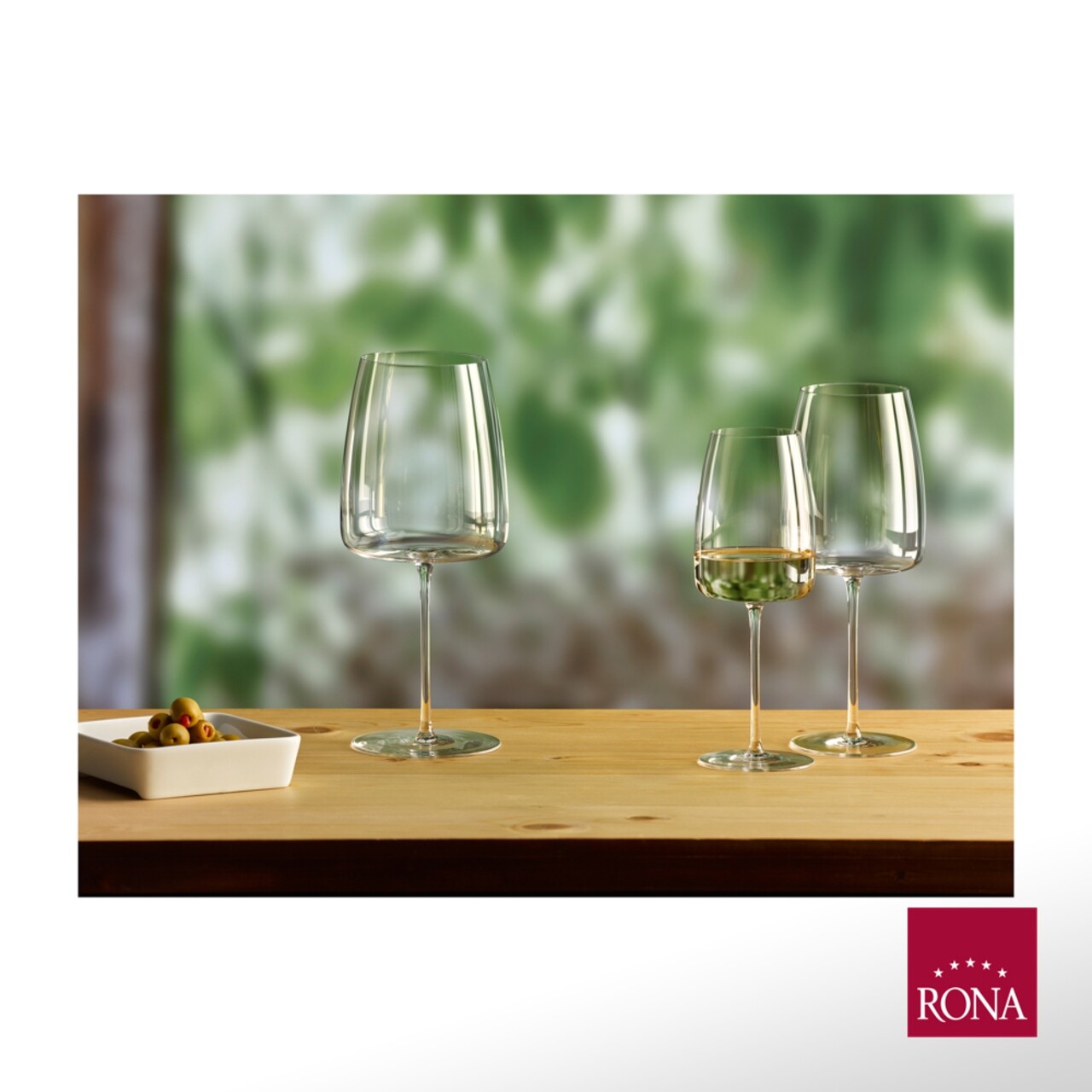 Set 6 pahare pentru vin Lord, Rona, 420 ml, sticla, transparent