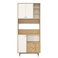 Dulap multifunctional, Locelso, RE6-SW, Stejar / Alb