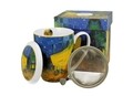 Cana cu infuzor, DUO, Vincent Van Gogh - Terrace at Night, 380 ml, portelan, multicolor