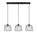 Lustra, Fulgor, 942FLG1417, Metal, Negru/Maro antic