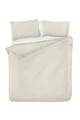 Lenjerie de pat dubla King Quilt (BL) Fresh Color, Mijolnir, 3 piese, 240x220 cm, bumbac ranforce, ecru