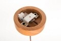 Pendul Radacini-Strachina, Deco Republic, E27, 1x60W, ceramica, maro/albastru