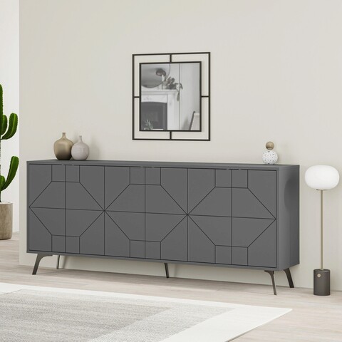 Consola, homitis, dune, 183.8x77.4x35 cm, antracit