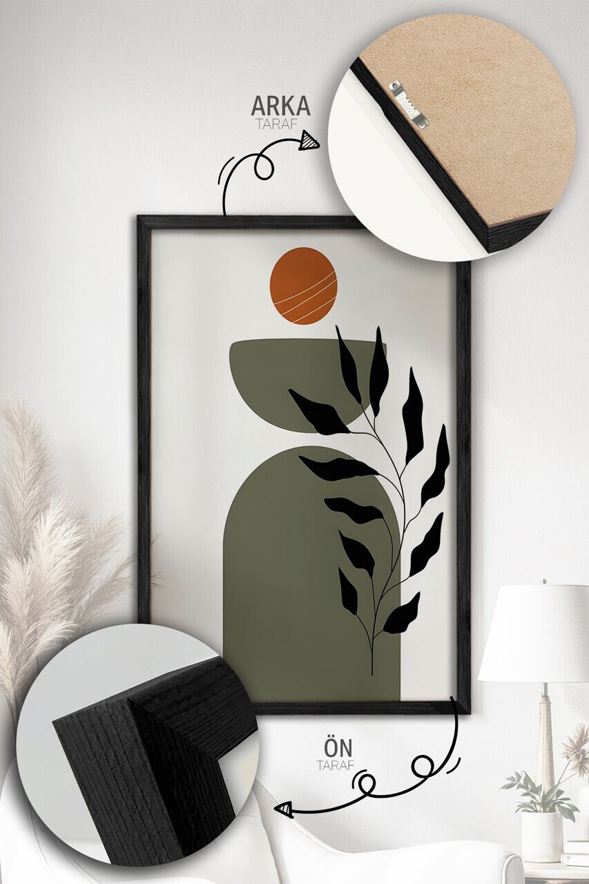 Tablou decorativ, Artvmodel6-Sıyah, MDF, Multicolor — imaginea 2