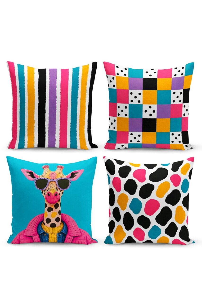 Set fete de perna, Dsypopartset4-13, Poliester, Multicolor — imaginea 2