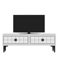 Comoda TV, Hanah Home, Yuka 120, 120x41x29.6 cm, PAL , Alb