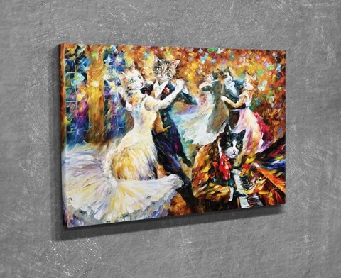 Tablou decorativ, dc310, canvas, lemn, multicolor