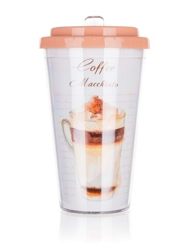 Cana termica de calatorie, Double Wall Coffee Macchiato, Banquet, 500 ml