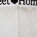 Cos pentru depozitare, Sweet Home, Creaciones Meng, 40x22 cm, metal/poliester, alb