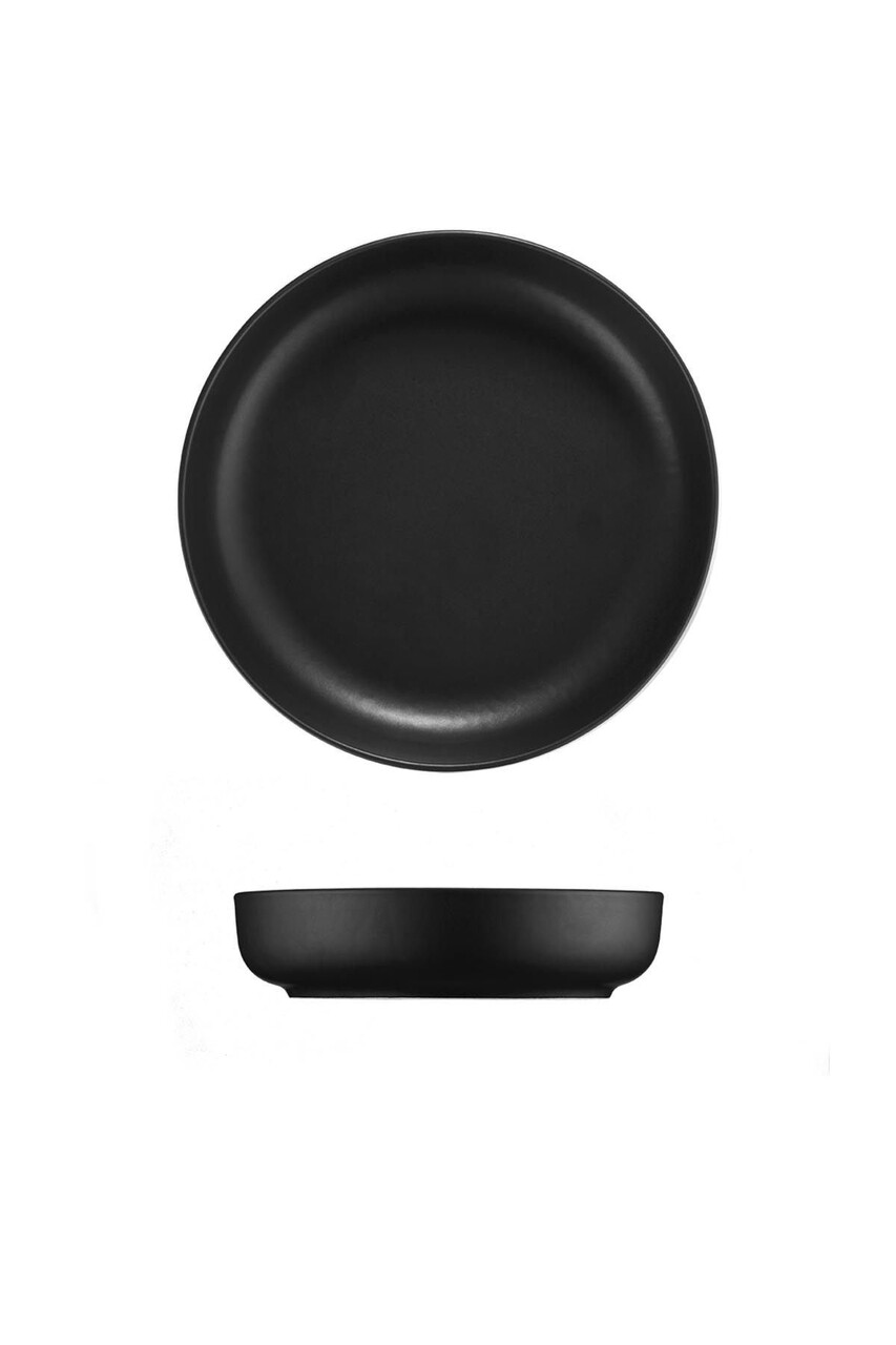 Set de cină (16 bucăți), L'essentiel Maison, 719KTP3344, Farfurie adâncă: 19 x 19 x 5 cm (4 bucăți), Negru mat - view 4