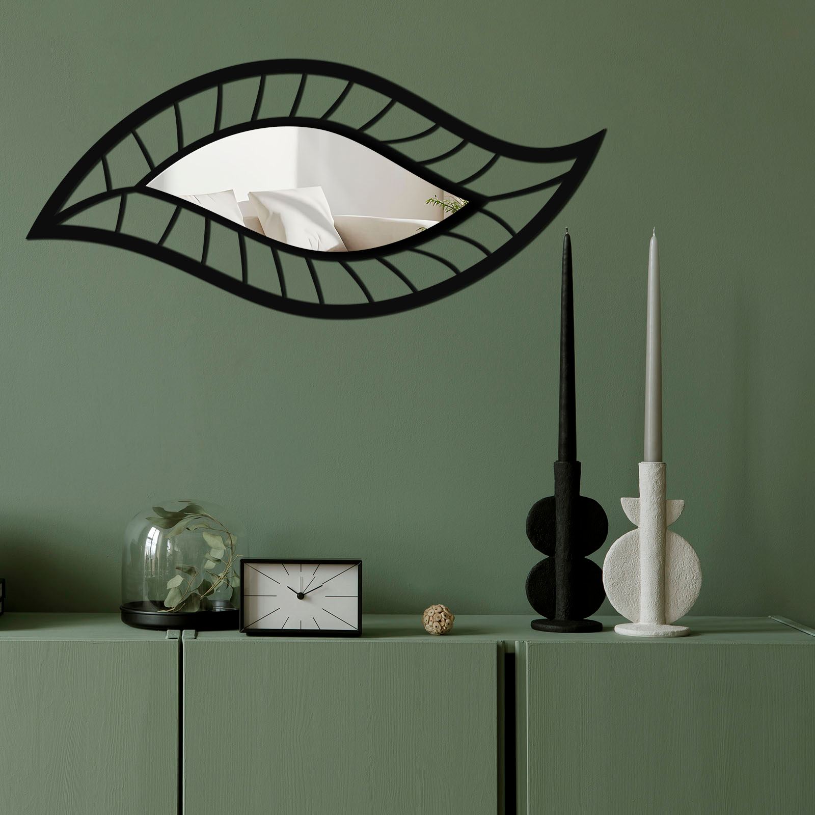 Oglinda decorativa, Ozgl513, Baza din 100% EVA (Grosime: 10 mm), Argintiu