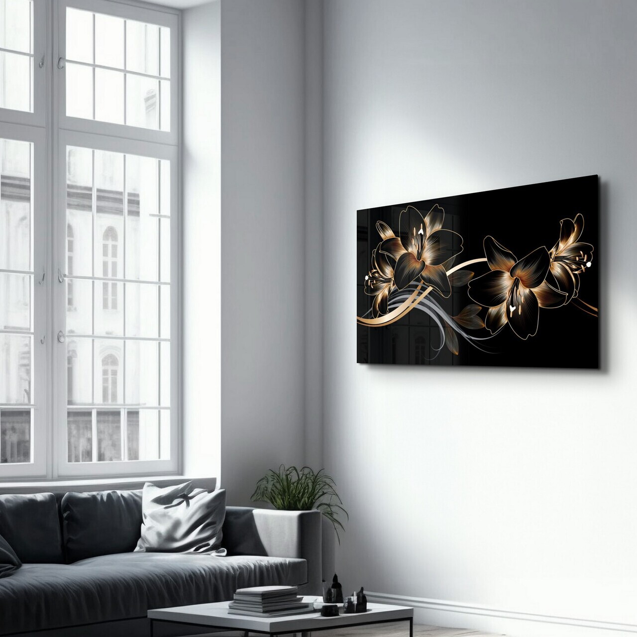 Tablou decorativ, CAM-1077, Dimensiuni: 46 x 72 cm, Multicolor — imaginea 4