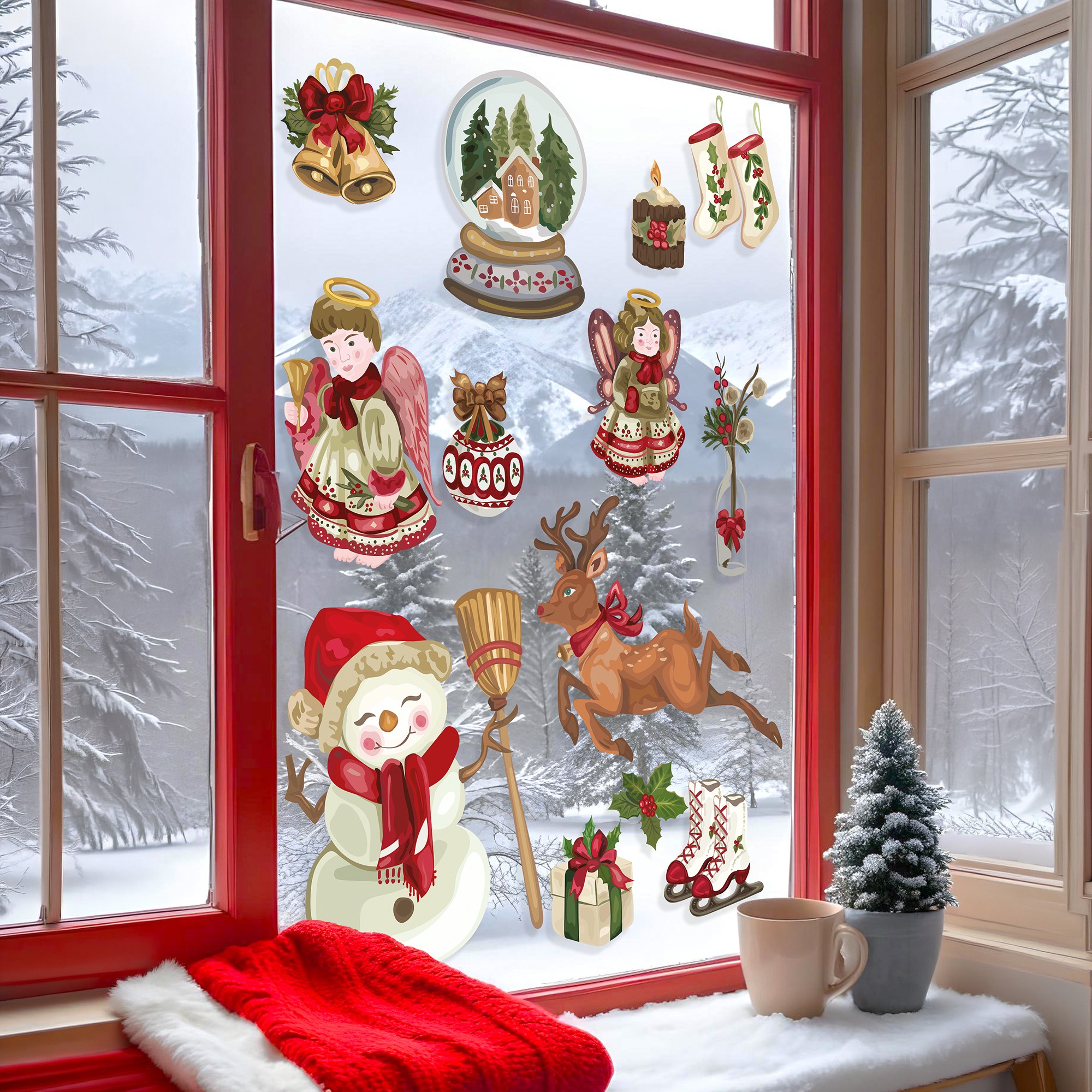 Sticker decorativ, 309109_3050, 30 x 50 cm, Multicolor