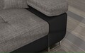Coltar extensibil dreapta 4 locuri ELTAP, Armd-01, Armando, 289x203x85 cm, lemn/poliester, gri/negru