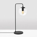 Lampa de masa, Fulgor, 942FLG1343, Metal, Negru