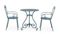 Scaun de gradina Etienne, Bizzotto, 49 x 49 x 89 cm, otel,, albastru