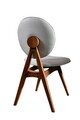 Set 2 scaune, Vow Chair, Touch v2, 54 x 93 x 55 cm, lemn de carpen, crem
