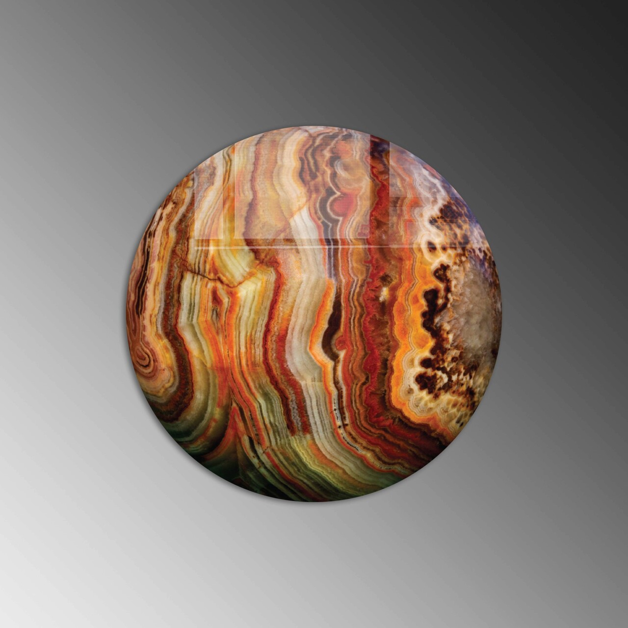 Tablou decorativ, 2051, Diametru: 60 cm, Multicolor - view 4
