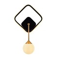 Aplica de perete, Lightric, 414LRC1142, Negru