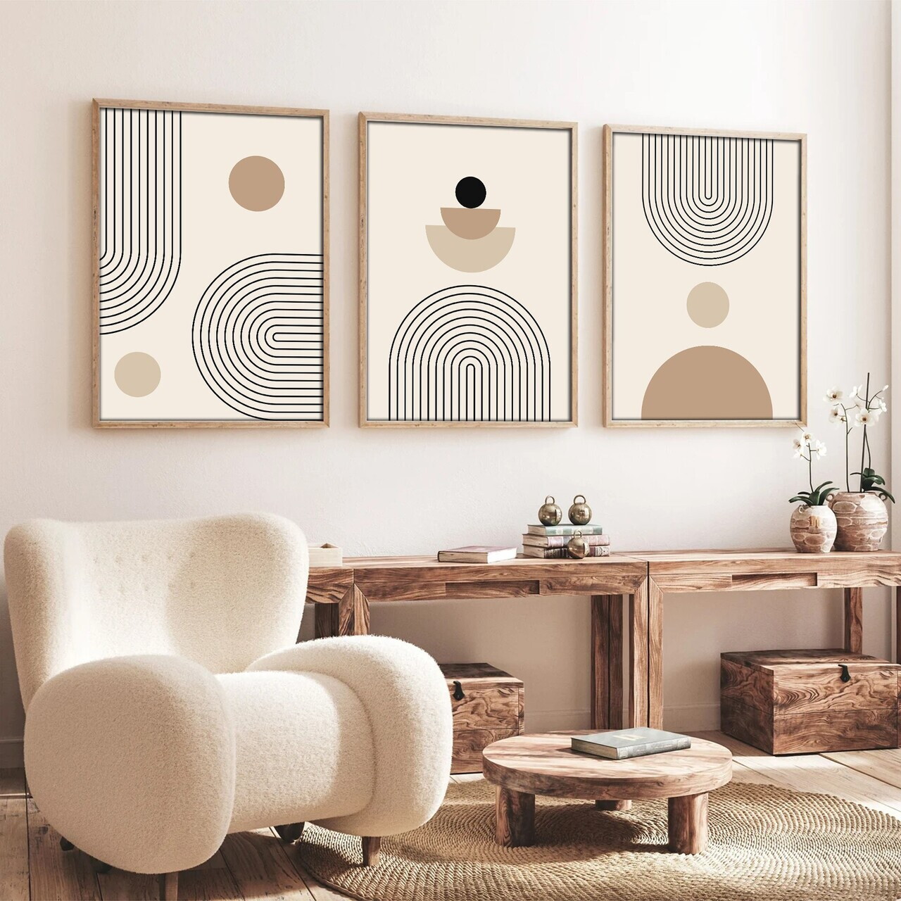Tablou decorativ, Huhu261, Lemn masiv, Multicolor