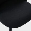 Scaun Ludi, Homla, 53x50x85 cm, metal/poliester, negru