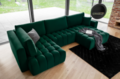 Coltar extensibil dreapta 6 locuri ELTAP, RT-35LO, Bonito, 350x175x92 cm, lemn/poliester, verde inchis