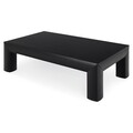 Masuta dreptunghiulara de cafea, Chic, L.140 l.80 H.40, mdf/pal/furnir de mesteacan, wenge