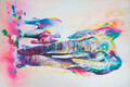 Covor, Funk Chenille AL 192 , 75x150 cm, Poliester , Multicolor