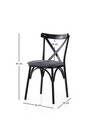 Set scaune 2 piese, Nmobb, Ekol, Negru / Antracit