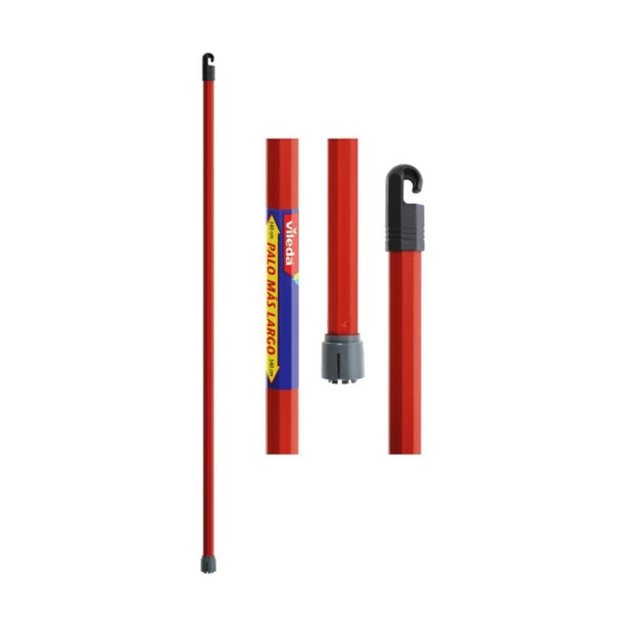 Coada pentru mop, Vileda, Universal, 140 cm, aluminiu/plastic